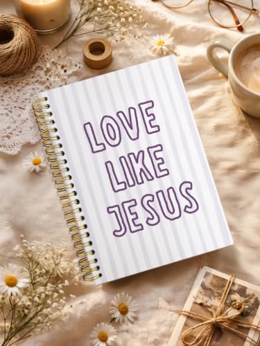 Christian Jesus Notebook Journal,Christian Gifts for Women(Purple) - color: LOVE LIKE JESUS-purple
