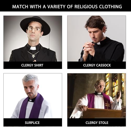 IvyRobes Tab Collar For Clergy Shirt (2-10 Pcs) - color: 3 Pcs