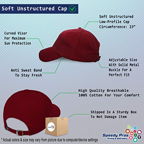 Soft Baseball Hat Embroidered Dad Hat Dove Holy Spirit Jesus Faith God Christ Men & Ladies Baseball Cap - color: Burgundy Design Only
