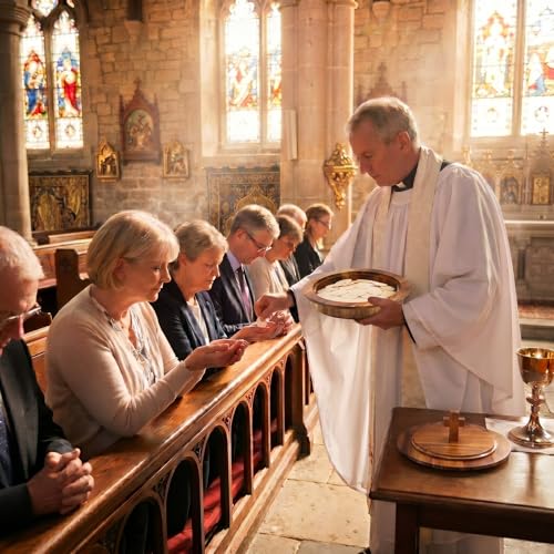 Zhehao 1 Pcs Wood Communion Bread Plate for Church Holy Communion Wafer Tray with Lid Elegant Worship Serving Plate for Church Service Ceremony (Acacia Wood Style) - style: Acacia Wood Style