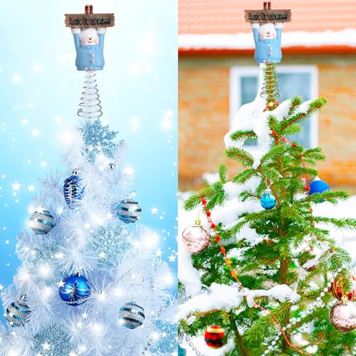 Namalu Small Snowman Tree Topper for Tree 4 Inch Winter Snowman Ornaments Decorations for Winter Home Christmas Wine Bottle Wedding New Year Holiday Party Decoration - style: Snowman