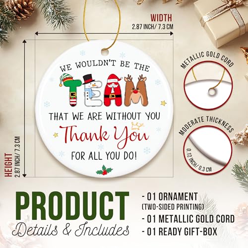ZAGKOO Best Boss Ever Christmas Ornament 2026 - Thank You Gifts for Women - color: Thank You Boss