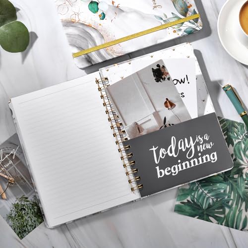 Ruled Journal/Notebook - Lined Journal, College Notebook/Journal, 8.5" X 6" - color: Grey
