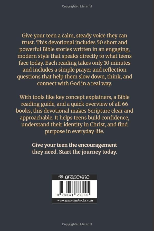Bible Stories for Teens: The Relatable Devotional to Connect God's Word with the Real-Life Challenges of Anxiety, Identity, and Purpose.