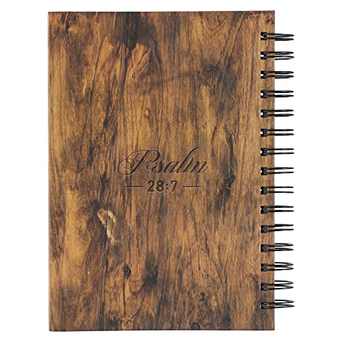 Christian Art Gifts Spiral Journal: The Lord is My Strength - Psalm 28:7