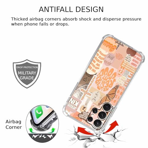 Case for Galaxy S26 Ultra with Christian Design,Jesus Bible Verse Christian Quotes Collage Pattern Case for Christians,Soft TPU Bumper Phone Cover,S26 Ultra,#8 - color: Christian 8, size: Galaxy S26 Ultra