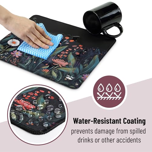Mr. Pen- Mouse Pad, 12.5"x 10.5", 2 Pack, Garden Flowers - color: Garden Flowers