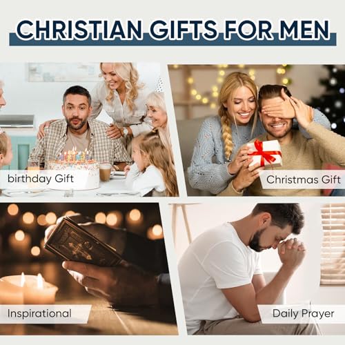 Men's Cross Bracelet Handsome Inspirational Quote Bible Verse Engraved Black Braided Leather Bracelets for Men Religious Jewelry Christmas Baptism Confirmation Christian Gifts for Son Husband Man - style: 05: Be strong and courageous