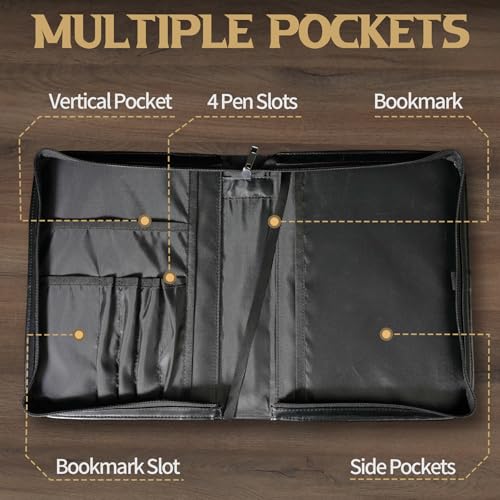 Bible Cover Case for Men Large Armor of God Bible Carrying Case with Durable Handle & Zipper Bible Study Accessories for Boys - Lion - color: Lion