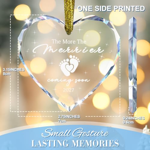 Pregnancy Announcement Ornament 2027 - style: Coming Soon 2027