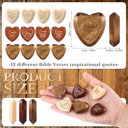 Motiskyy 24 Sets Christian Gift Bulk Bible Emergency Numbers Bookmark