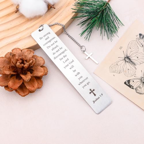 Bible Bookmark Gifts for Women Men Christian Reading Lovers Metal Bookmark Book Accessories Faith Based Religious Inspirational Motivational Gifts Unique Christmas Birthday Valentines Day Gift Ideas