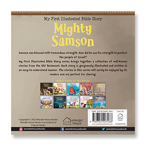 My First Illustrated Bible Story: Mighty Samson (My First Bible Stories)