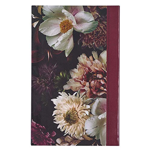 Christian Art Gifts Flexcover Journal | Be Still and Know – Psalm 46:10 Bible Verse | Floral Inspirational Notebook w/128 Lined Pages, 5.5” x 8.5”