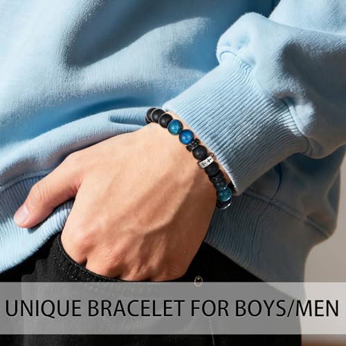 Cross Bracelet for Boys Men Teen Son Grandson Christian Gifts - style: To My Son