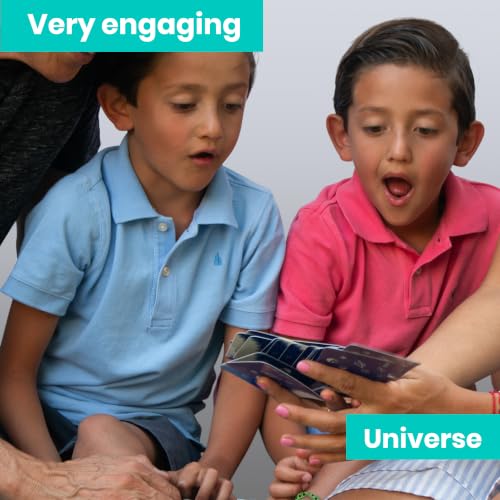 Menique Universe Memory Card Game – 60 Cards (30 Pairs), Bilingual Space Games with Planets, Stars & Galaxies, Educational Matching Game for Kids and Adults Ages 3+ - style: Universe