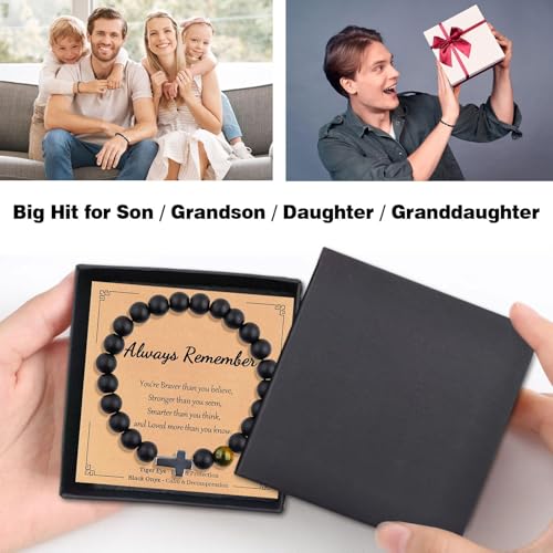 First Day of School Bracelets, Back to School Bracelets Mommy and Me - color: 1PCS Brown
