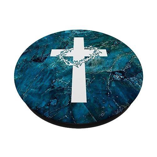 Cross - Jesus Christ PopSockets Adhesive PopGrip - style: Adhesive PopGrip