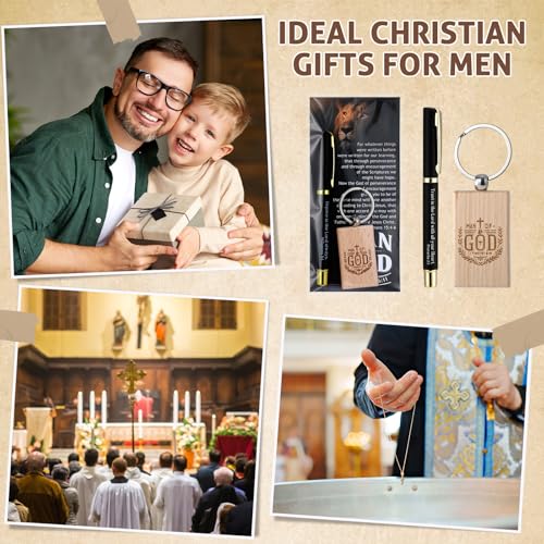 Chiisong 18 Sets Man of God Christian Gift Bulk for Men, Rectangle - style: Rectangle