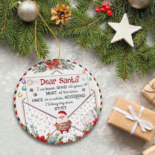ZAGKOO Funny Christmas Ornaments for Adults 2026 - color: Santa 1