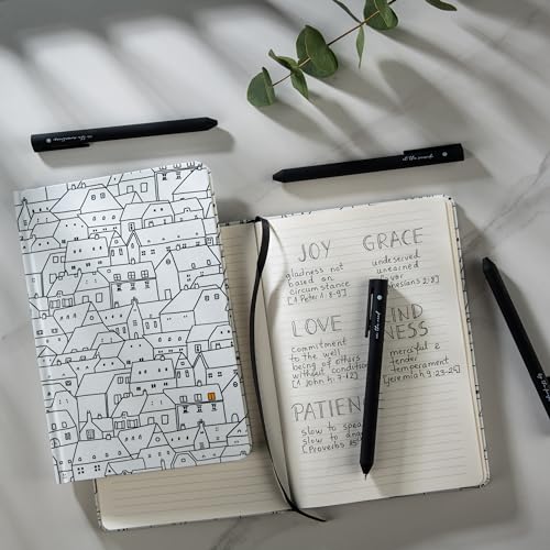 DIVERSEBEE Hardcover Lined Journal Notebook (City on a Hill) - color: City on a Hill