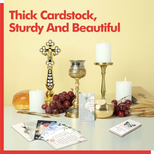 Gethelud Bible Verse Cards, 200 PCS Different Designs Mini Prayer Cards - style: Woman Bible Verse Cards-200 PCS