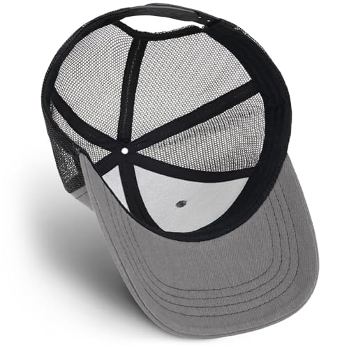 Christian Jesus Cross Hat - Faith Hats for Men Women - Religious Gifts for Thanksgiving Christmas - color: Cross/Grey Black