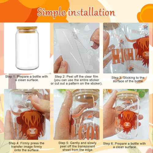 Rngmsi Fall Ghost Pumpkin UV DTF Cup Wrap, 30 Sheets UVDTF Stickers - style: Fall Ghost Pumpkin