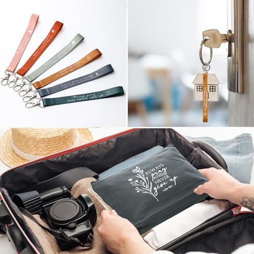Huhumy 12 Pcs Christian Makeup Bag, Bright Colors, Aesthetic - color: Bright Colors, style: Aesthetic