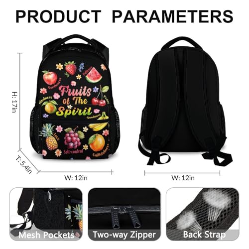 Kids Backpack for Girls, Christian School Backpacks for Kindergarten Primary Elementary Middle - color: Pink
