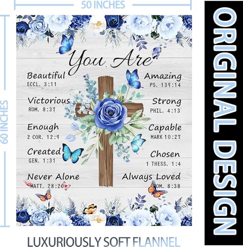 Christian Gifts for Women Christian Cross Blanket Religious Gifts