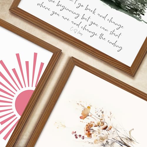 Loomarte Christian Bible Verse Wall Art 8x10 Inch - color: AF24-103-Change Ending, size: 10"L x 8"W