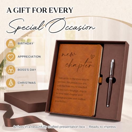 Coworker Leaving Gifts, Farewell Goodbye Gifts for Retirement Graduation - color: New Chapter
