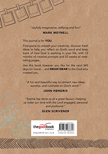 Draw Near: Your Creative Spiritual Journal (Bullet-style organised gift journal for 365 Christian devotions - includes monthly, weekly, and daily ... habit trackers, and blank dot pages)