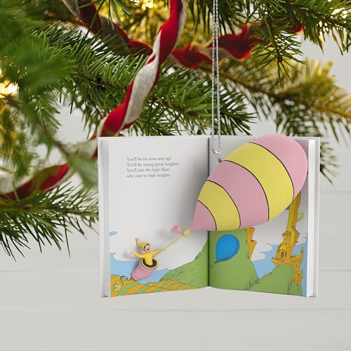Hallmark Keepsake Christmas Ornament, Dr. Seuss's Oh, The Places You'll Go! Book, Gifts for Dr. Seuss Fans - style: Oh, The Places You'll Go!