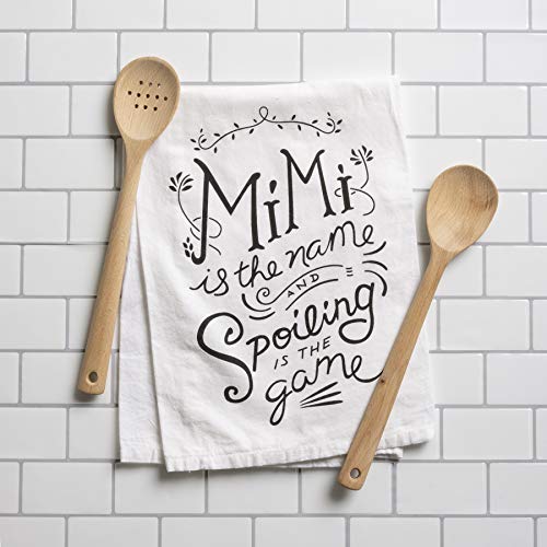 Primitives by Kathy Boho Cotton Kitchen Towel Set - Funny Sayings, Housewarming Gift, Fall Decor, 28"x28" - style: Mimi