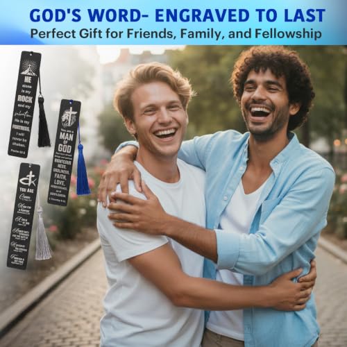 kilofly 3 Pcs Religious Christian Gifts Bible Verse Scripture Quotes Bookmarks, Righteousness - style: Blk - Righteousness