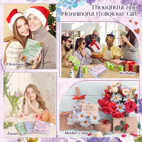 Supervitae 12 Pack Christian Journals Notebooks Gifts for Women,Pastel - style: Pastel