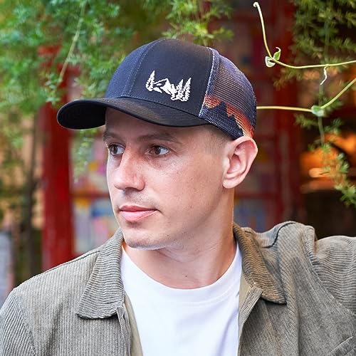 Grace Folly Trucker Hat for Men or Women- Many Cool Designs - color: Black,red,yellow