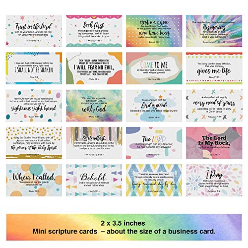 Dessie Prayer Cards - 63 Mini Scripture Cards with Assorted Bible Verses. Perfect for Women's Bible Studies, Daily Devotional for Women and Inspirational Christian Gift for Women - color: Floral - 60, Mixed - 63, Floral - 120 with stand