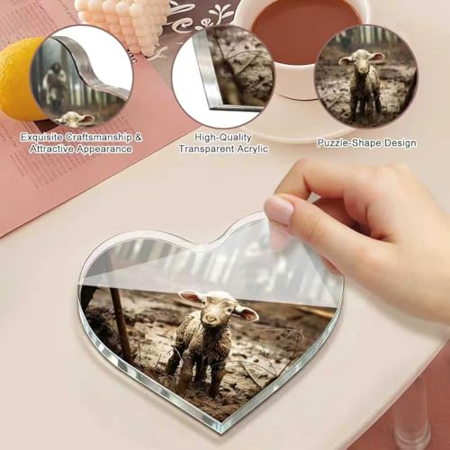 Hefonti Christian Jesus and Lamb Gift for Women, Baptism Religious Gift - color: Christian Gift