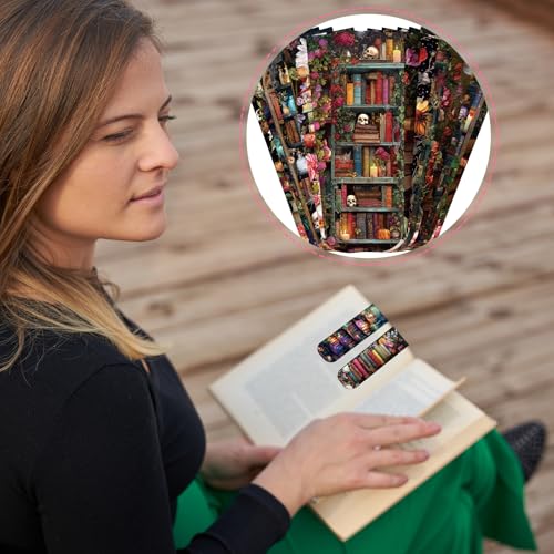 Vintage Books Magnetic Bookmarks Gifts - Wxiben 30 Pcs Retro Floral Bookmarks Magnetic Flower Book Mark Magnets Page Clips Gift for Book Lover Women Men Students Teachers Reading Bookish - style: Vintage Books