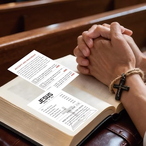 200 Pcs Prayer Cards Gospel Tracts Inspire Pocket Holy Bible Verse Cards Salvation Card Church Supplies