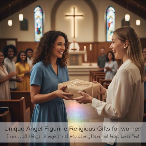 Christian Gifts for Women, 5.5" Resin Angel Figurines - Religious Gifts - color: Christian Gifts