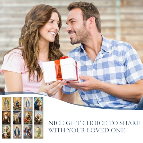 240 Pcs Catholic Holy Prayer Cards Gifts Religious Saints Tracts - style: Catholic