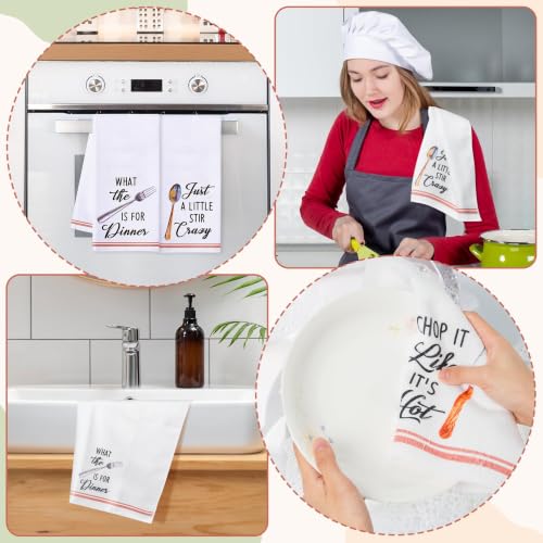 R HORSE 5 Pack Funny Cookware Kitchen Dish Towels - color: Cookware
