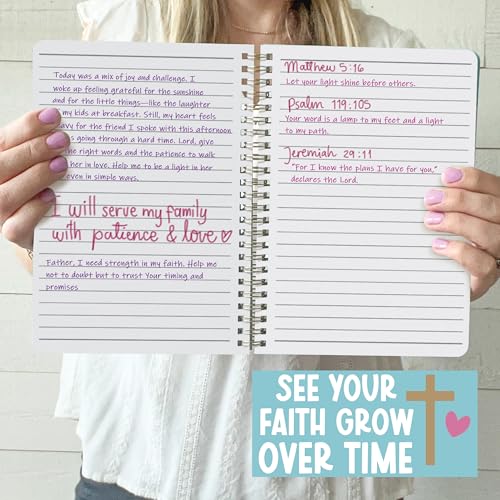 Christian Journals for Women - Bible Notebook for Note Taking - style: Pink Pastel