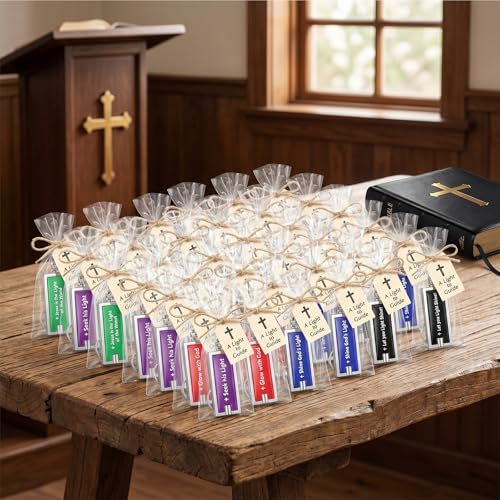 Copkim Mini Bible Keychain Christian Jesus Flashlight Bulk