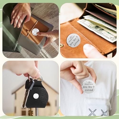Pocket Hug Token 2026 Graduation Giftsfor her him Mothers Day Gifts for Mom Thank You Gift for Her Him - color: Always Know You Are Loved