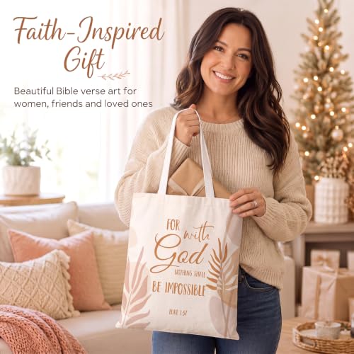 Huhumy 12 Pcs Cchristian Bible Tote Bags for Women, Canvas Bag, Boho - style: Boho